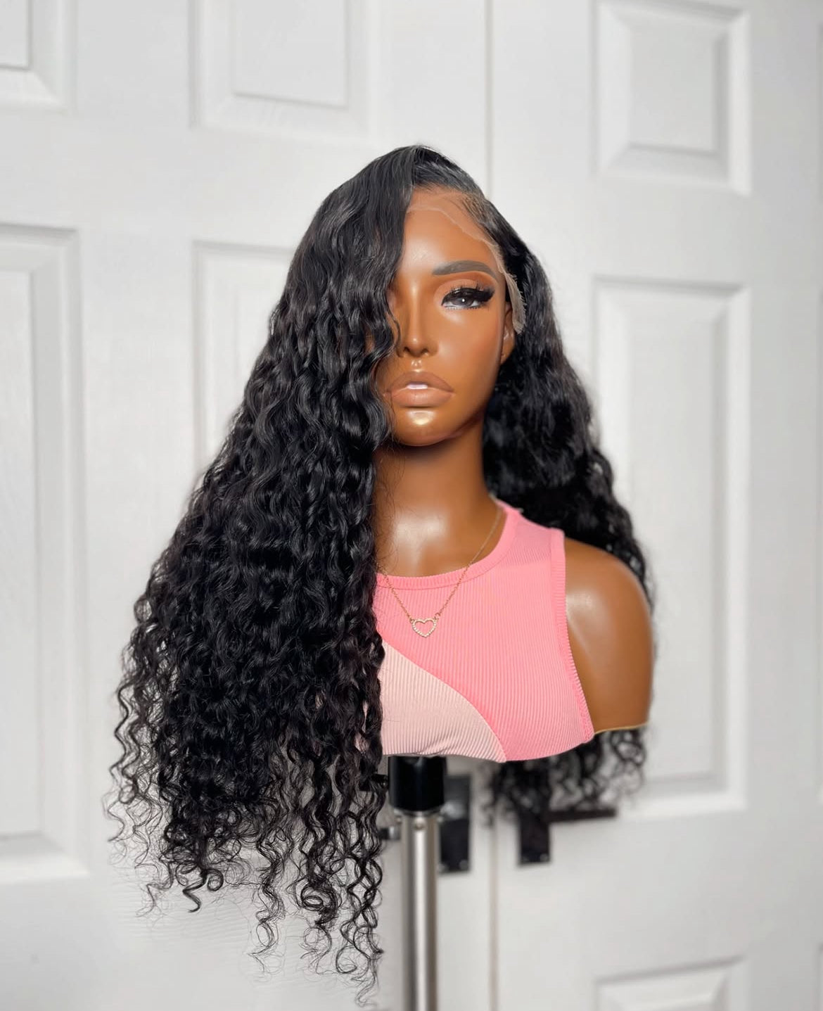 Black Water Wave 13x4 HD Frontal Closure Wig