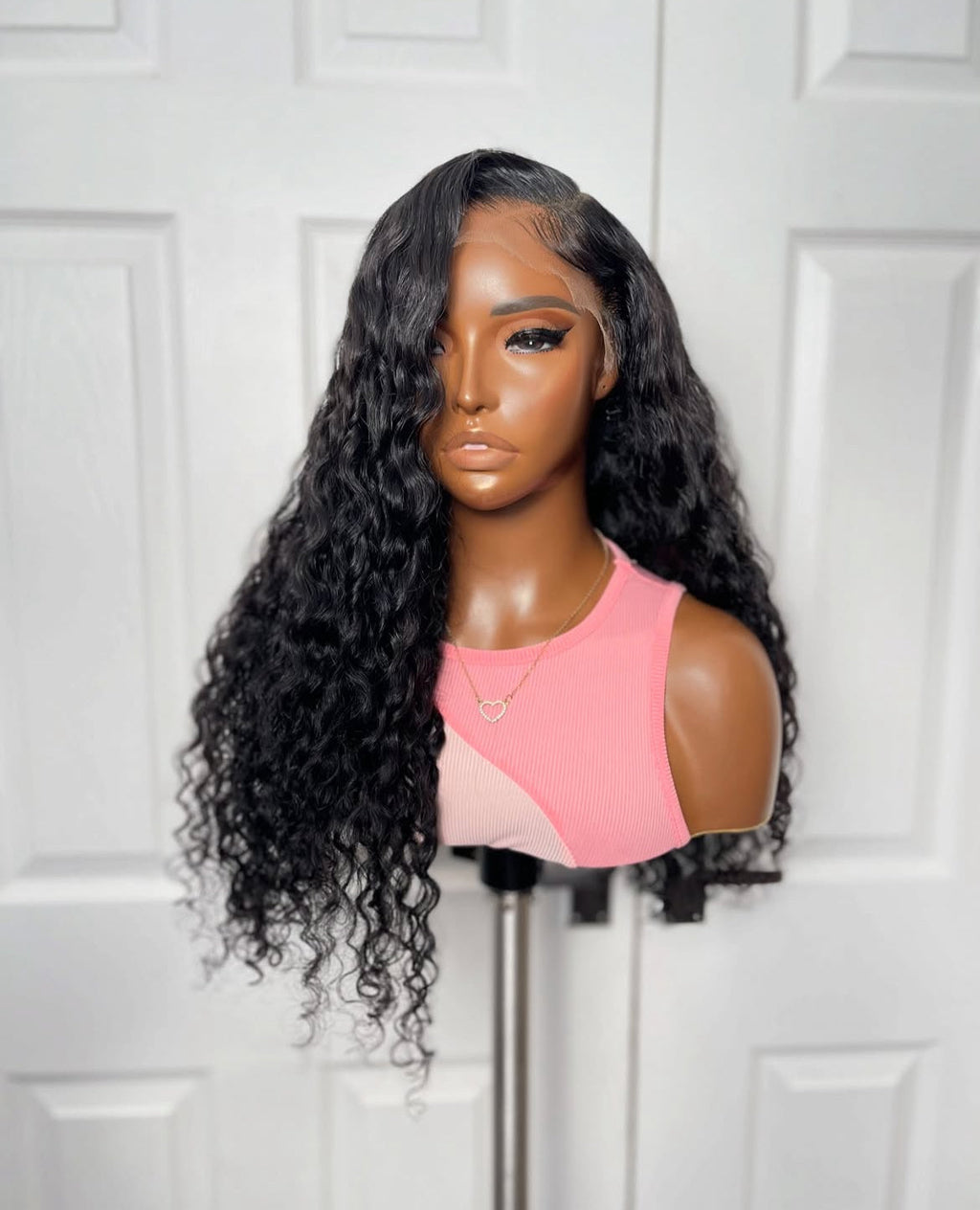 Black Water Wave 13x4 HD Frontal Closure Wig