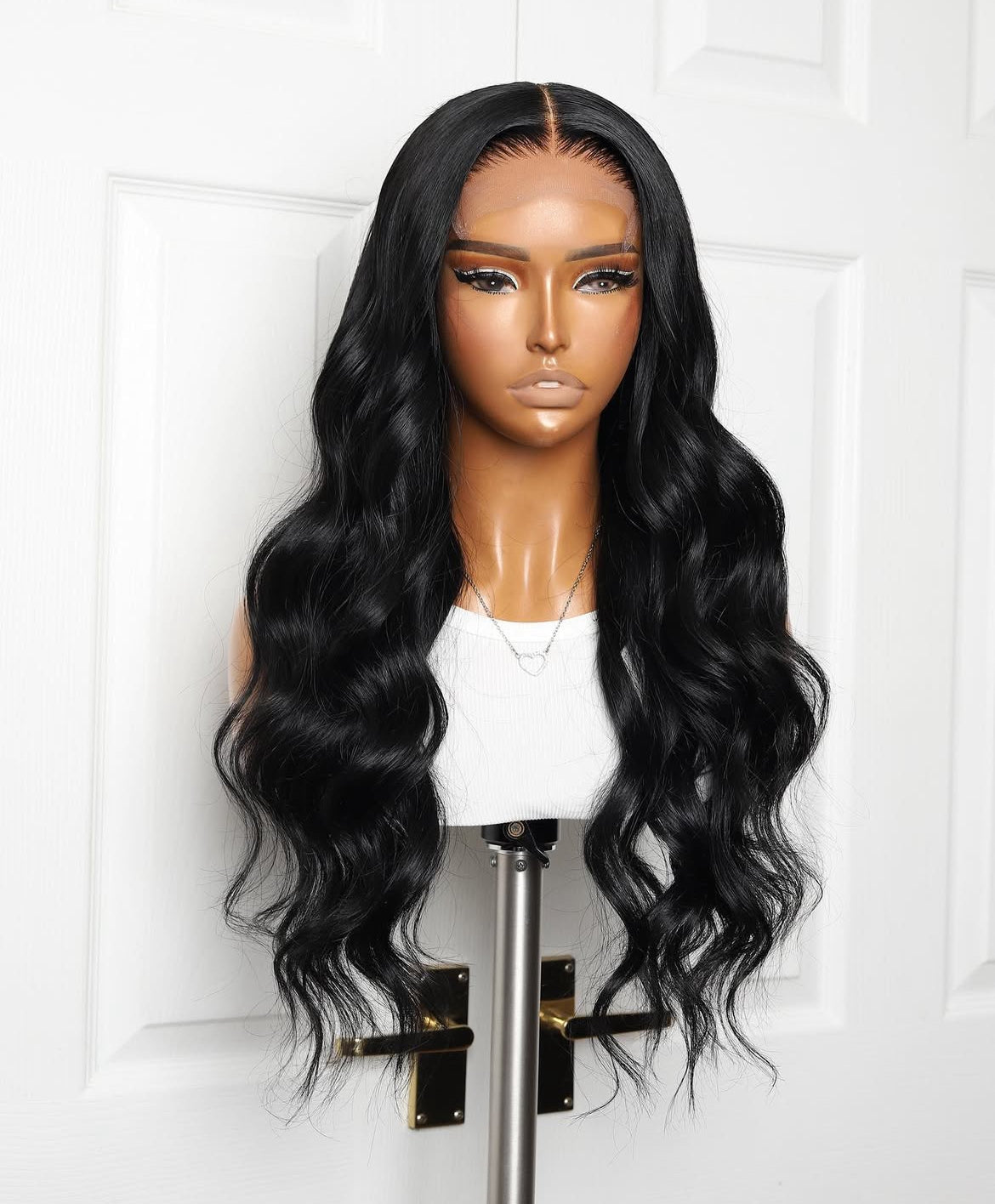 Black Body Wave 13x4 Transparent Frontal Closure Wig